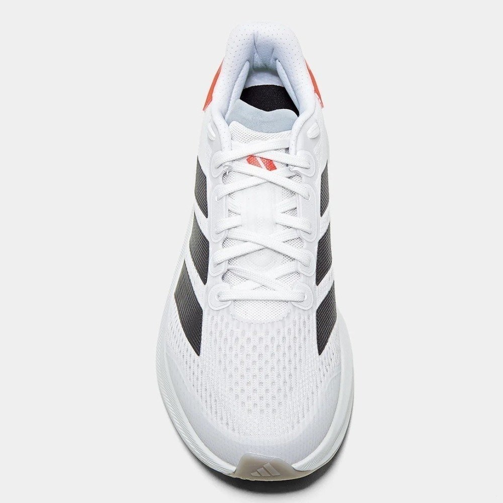 Tenis Adidas Duramo Speed 2 - masculino - branco e preto Branco 4