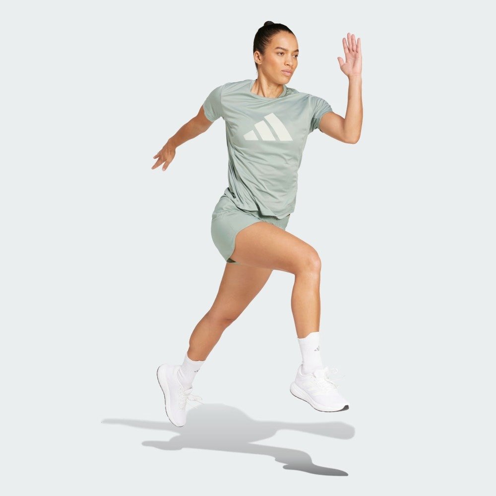Camiseta Adidas Run It - feminino - verde Verde 3