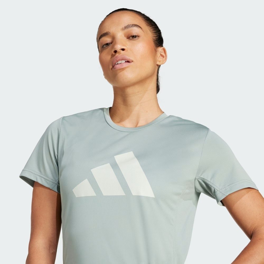 Camiseta Adidas Run It - feminino - verde Verde 5