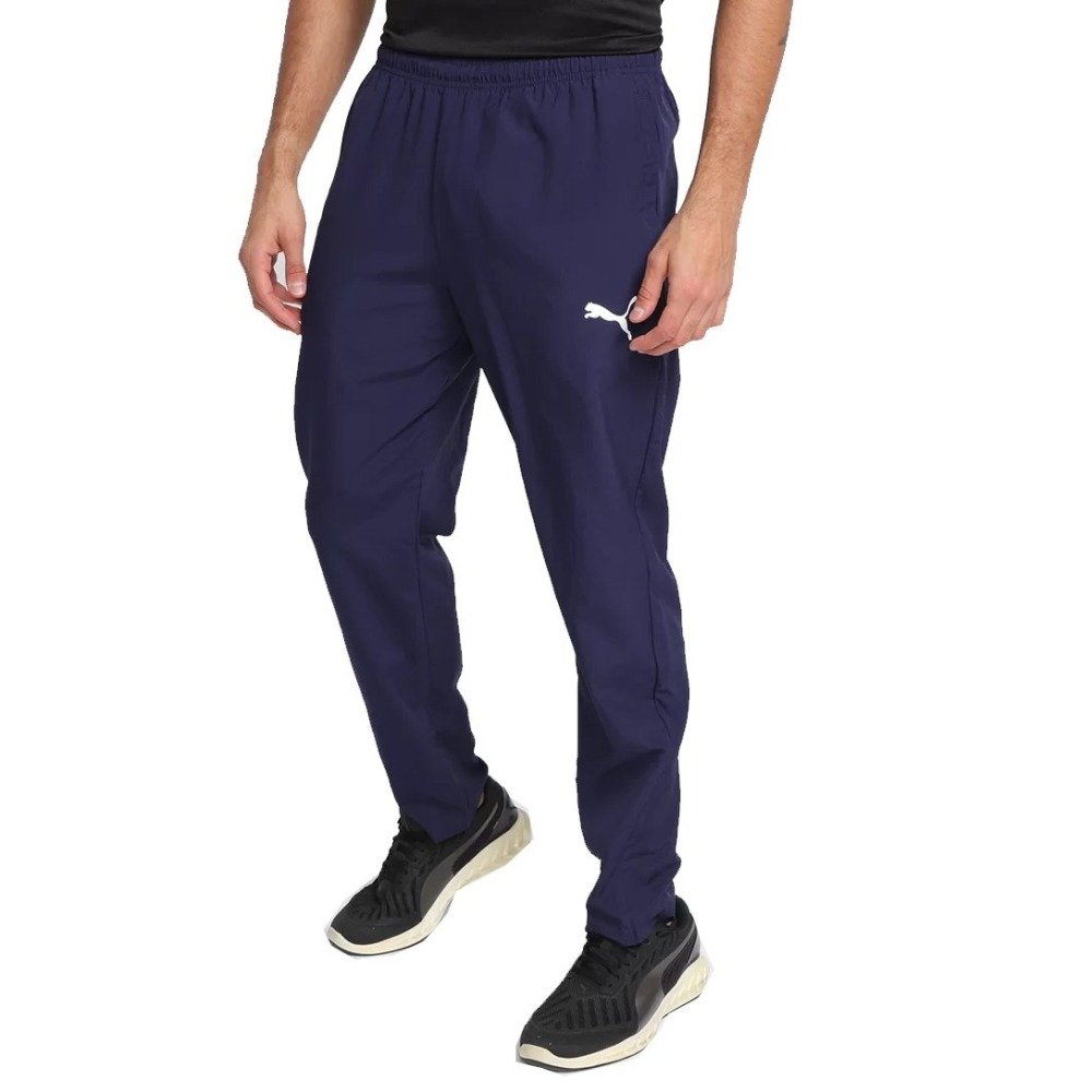 Calça Puma Teamrise Sideline - masculino - azul marinho
