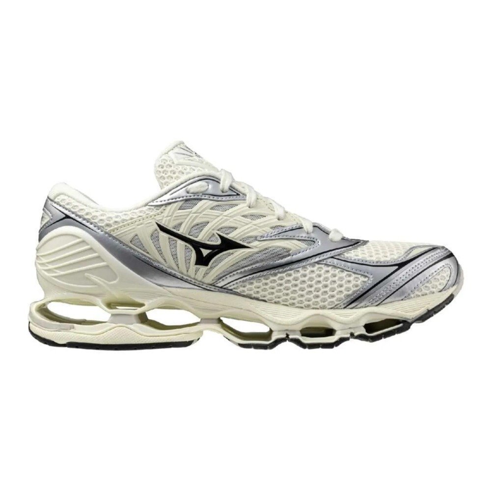 Tênis Mizuno Wave Prophecy LS Air Mesh - masculino - bege e preto Bege 4