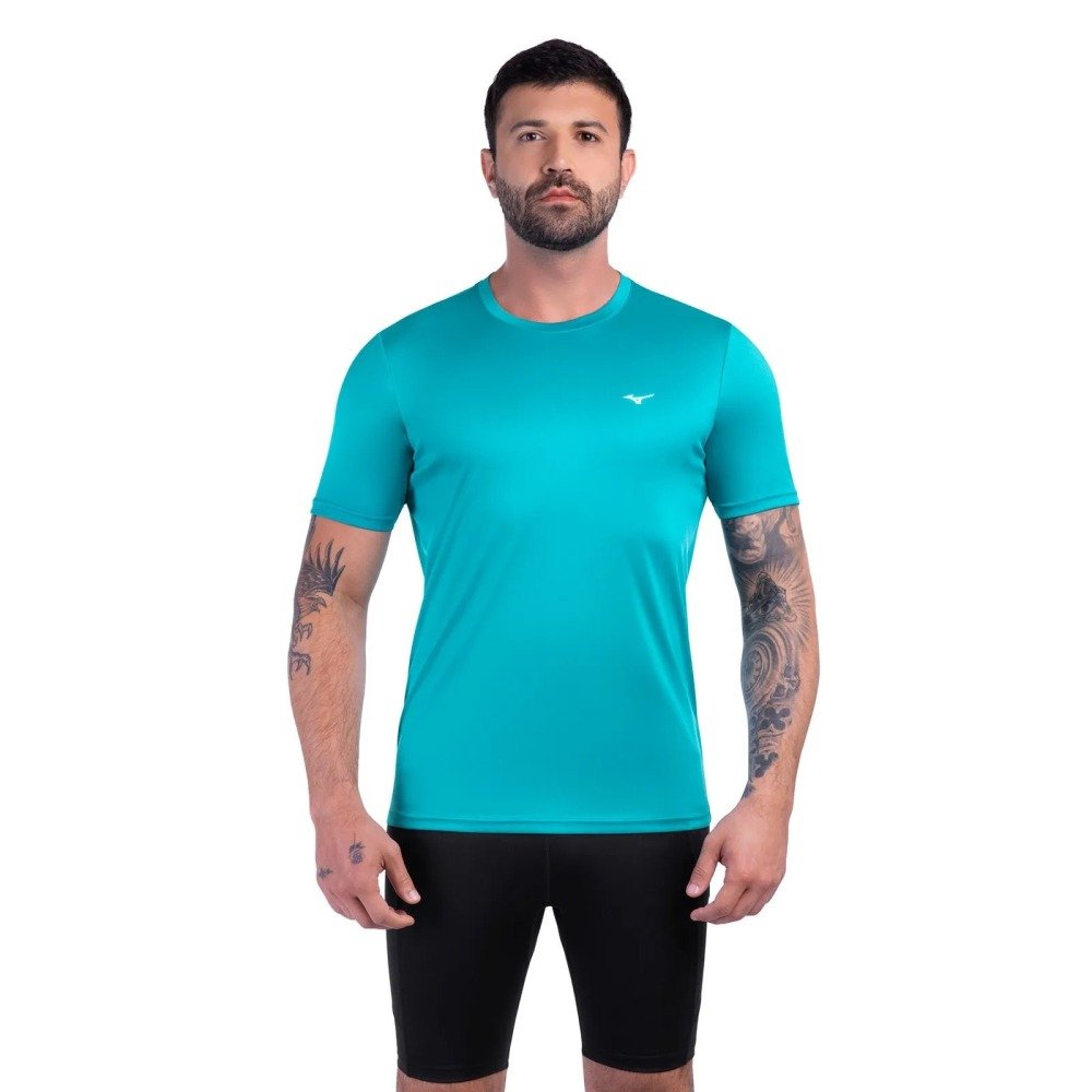 Camiseta Mizuno Spark 2 - masculino - azul