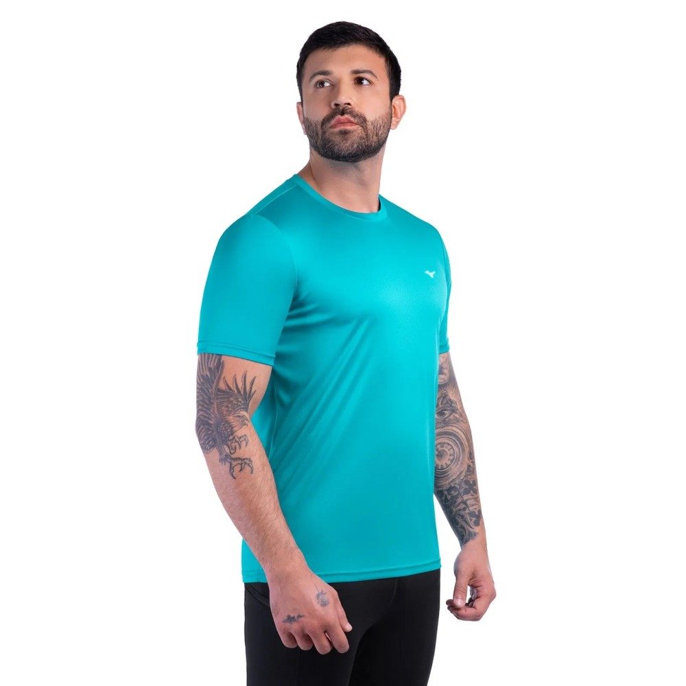 Camiseta Mizuno Spark 2 - masculino - azul Azul 2
