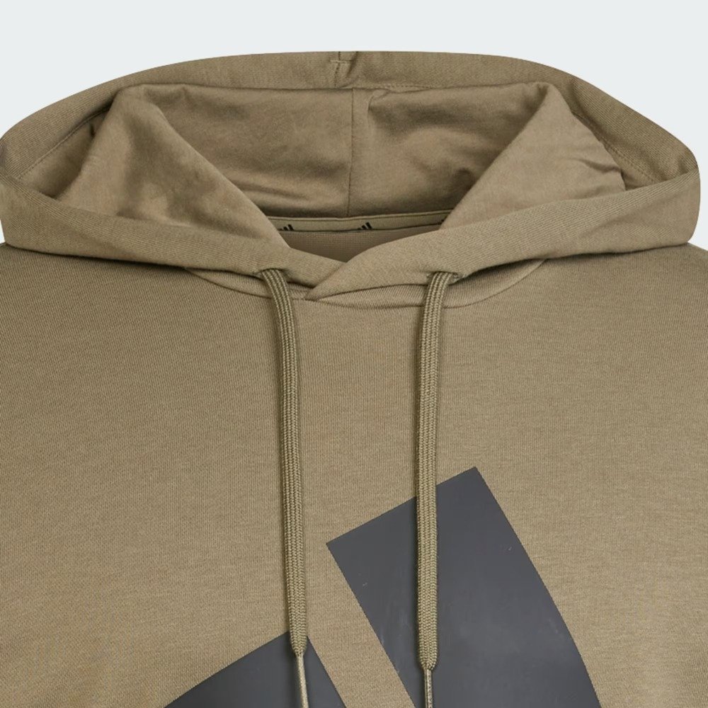 Moletom Adidas Terry Francês Big Logo Essentials - masculino - verde escuro Verde Escuro 4