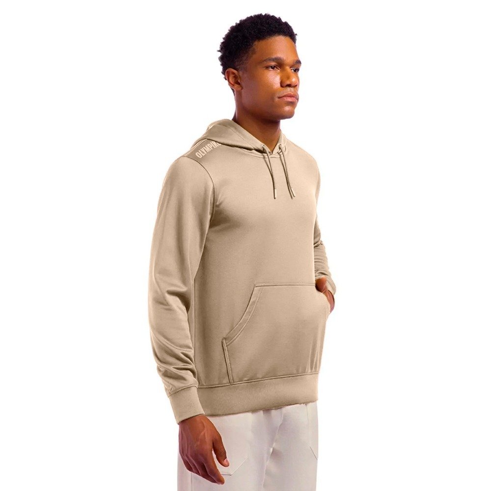 Moletom Olympikus Hoodie - unissex - areia Bege 3