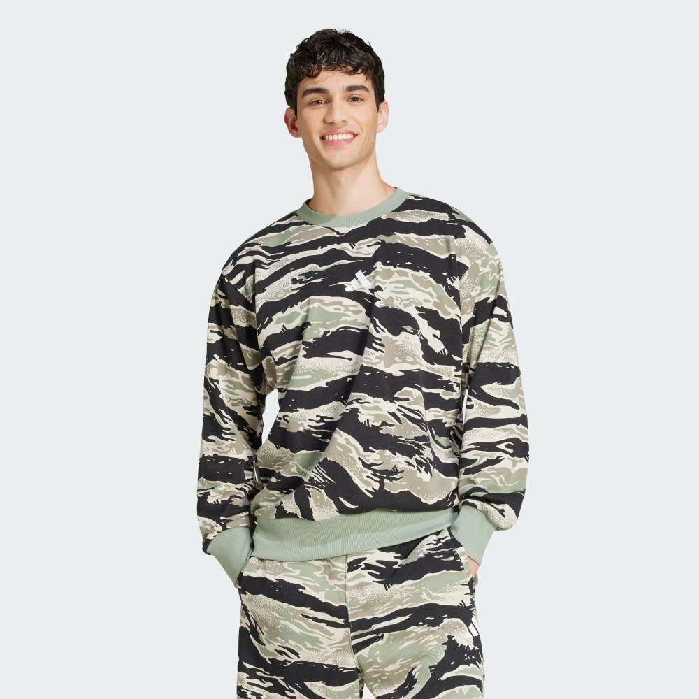 Moletom Adidas Seasonal Essentials - masculino - camuflado