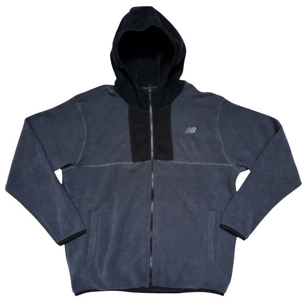 Jaqueta New Balance Fleece - masculino - grafite escuro