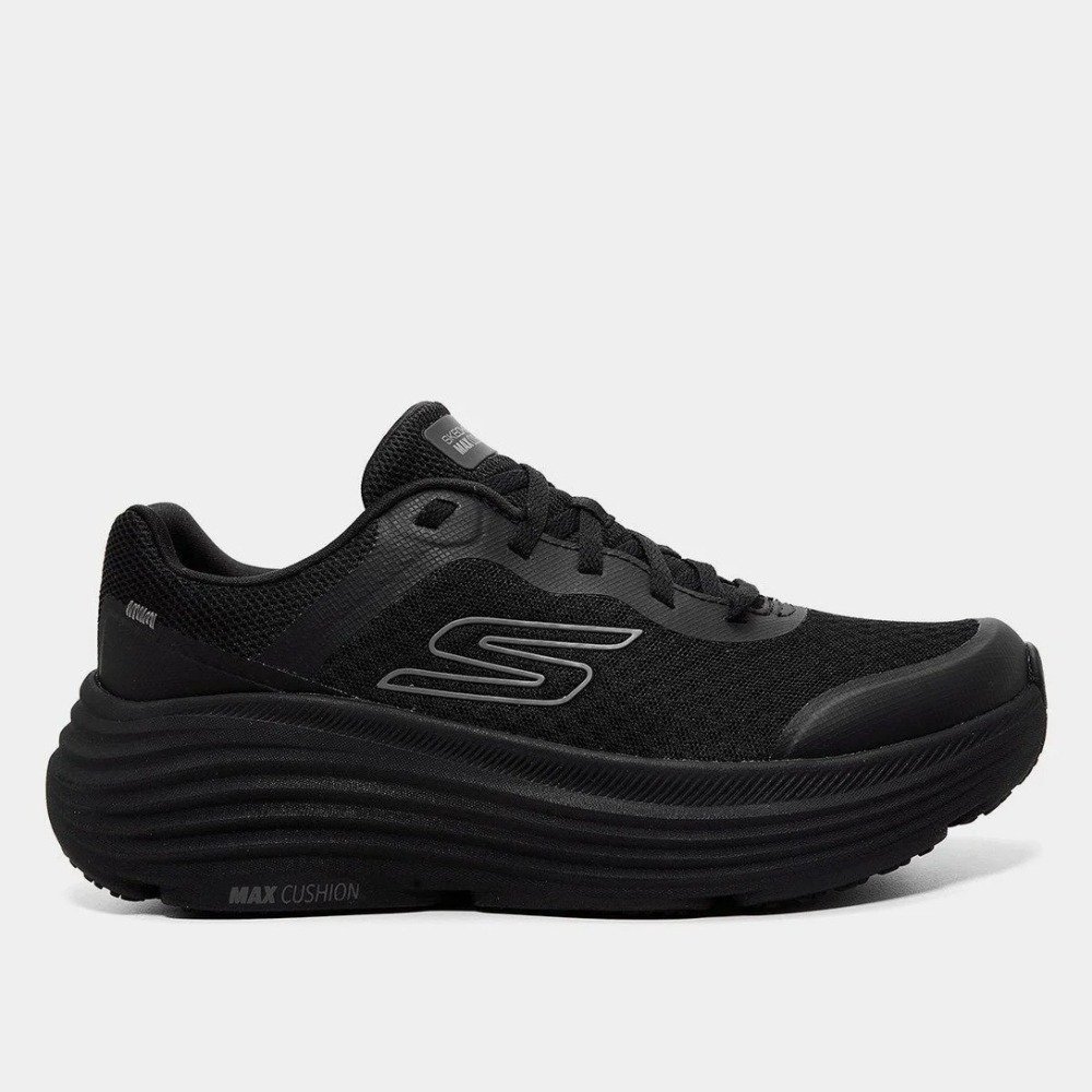 Tênis Skechers Max Cushioning Endeavour - masculino - preto