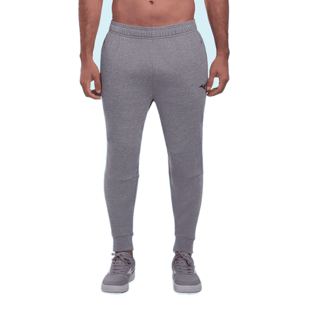 Calça Mizuno Soft Jogger - masculino - cinza mescla