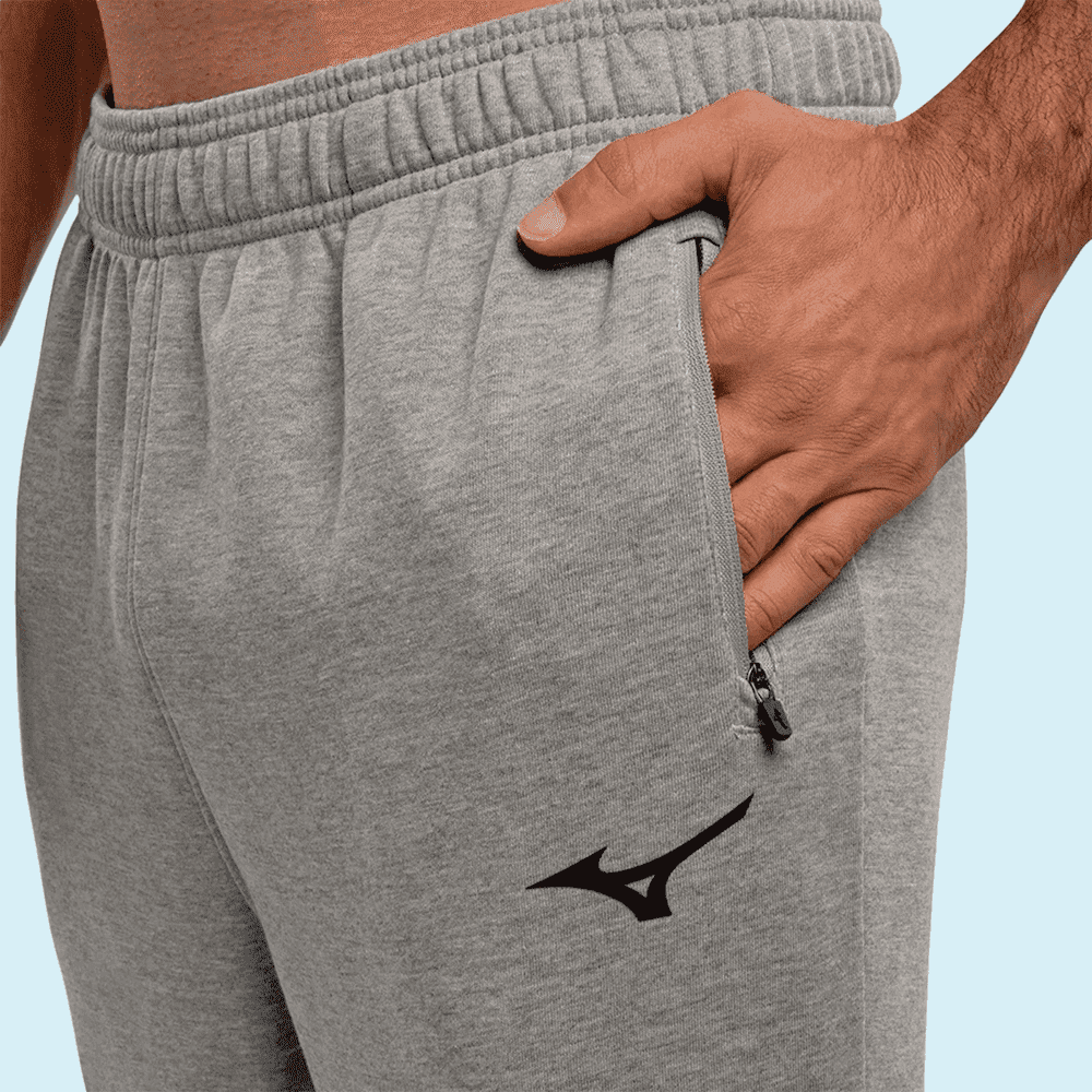 Calça Mizuno Soft Jogger - masculino - cinza mescla Cinza 3