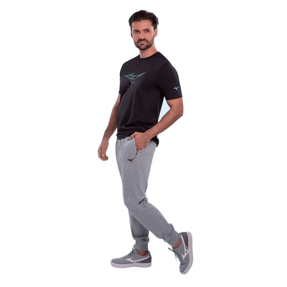 Calça Mizuno Soft Jogger - masculino - cinza mescla Cinza 5