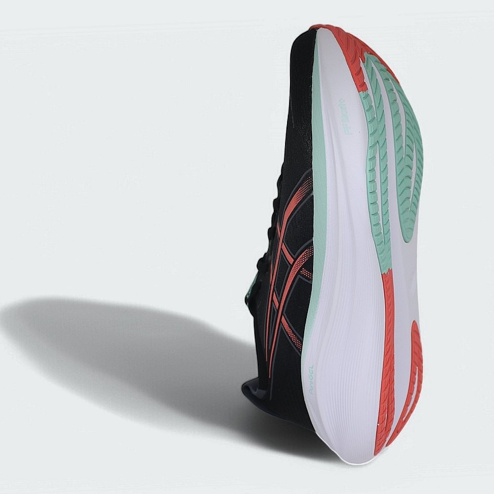 Tenis Asics Gel Nimbus 27 - masculino - preto e coral Preto 5