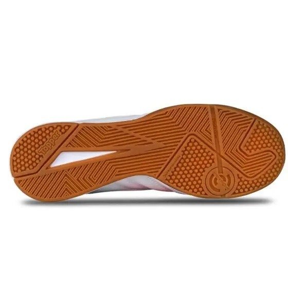 Tênis Futsal Topper Maestro Club V - unissex -  branco e preto Branco 3