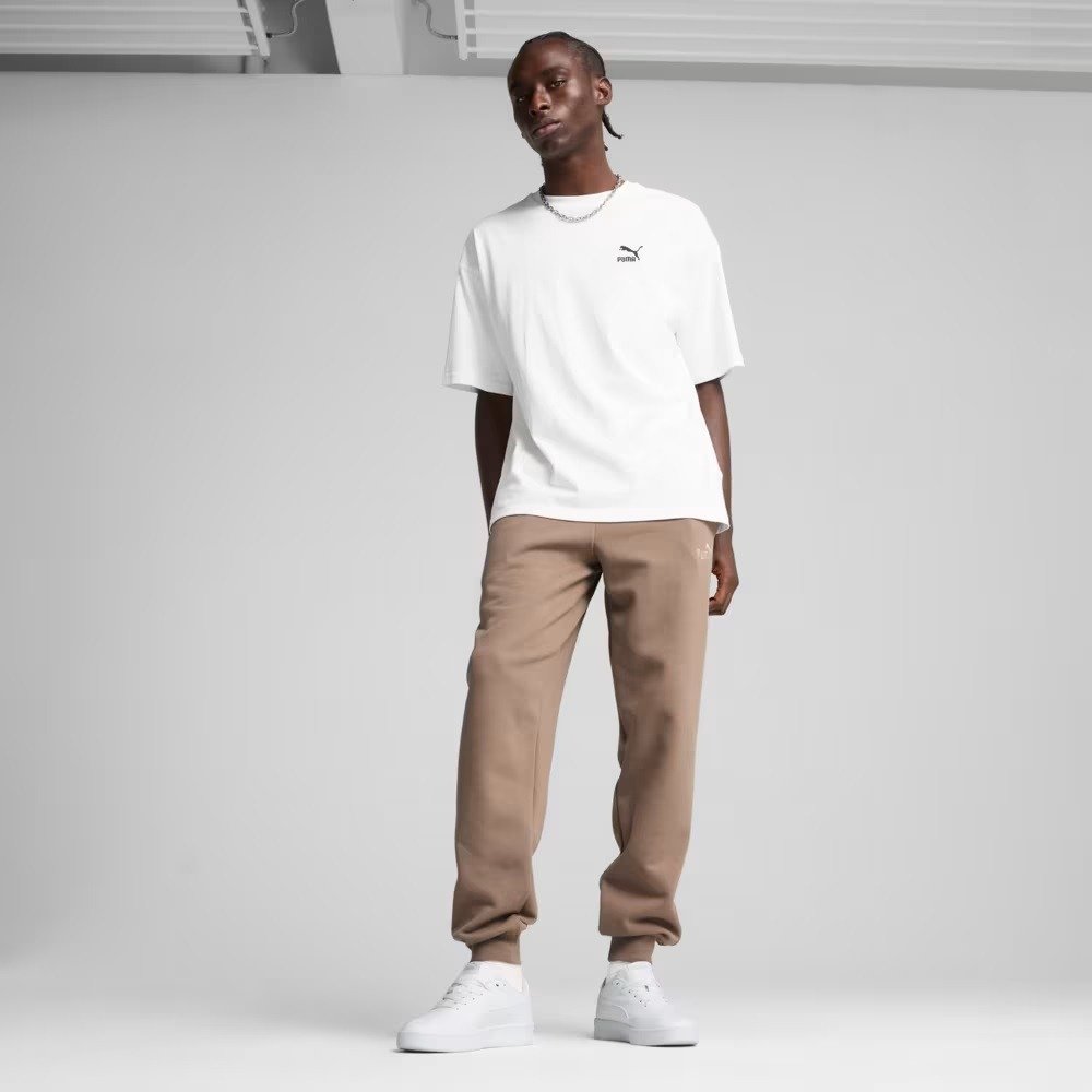 Calça Puma Essentials No. 1 Logo - masculino - marrom Marrom 3