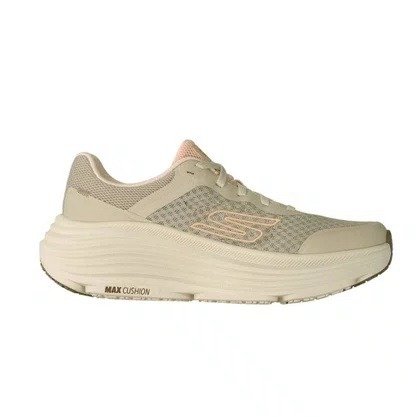 Tênis Skechers Max Cushioning Endeavour - feminino - bege e cinza