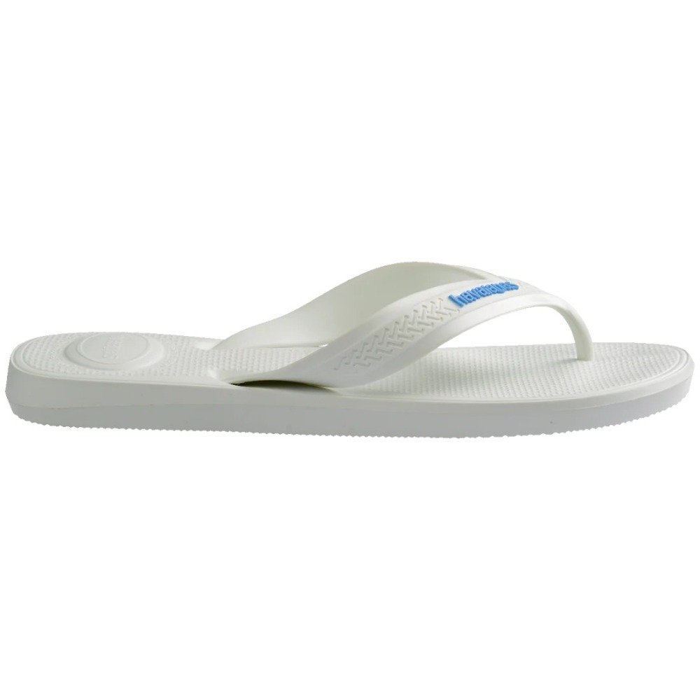Chinelo Havaianas Top Max Comfort - unissex - branco e azul Branco 3