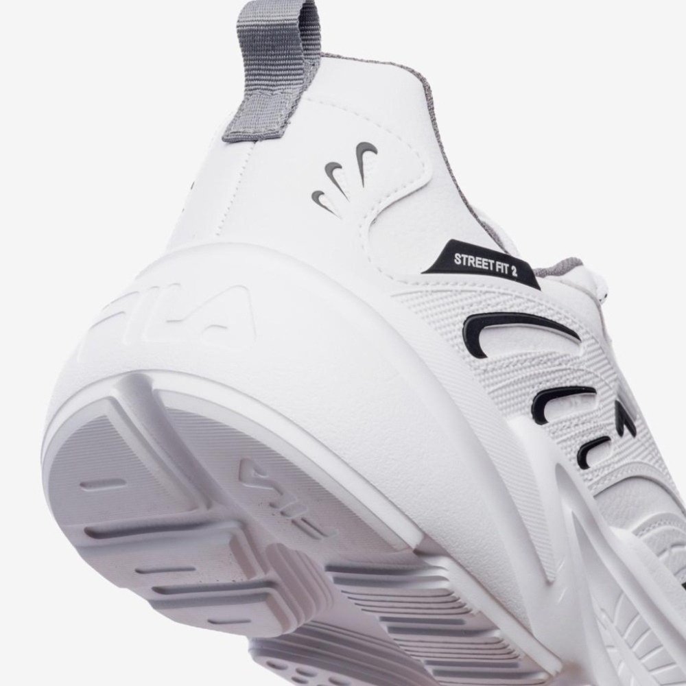 Tênis Fila Street Fit 2 - masculino - branco e preto Branco 6