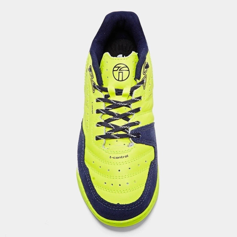 Tênis Futsal Topper Dominator Pro V - unissex - amarelo e azul marinho Amarelo 4