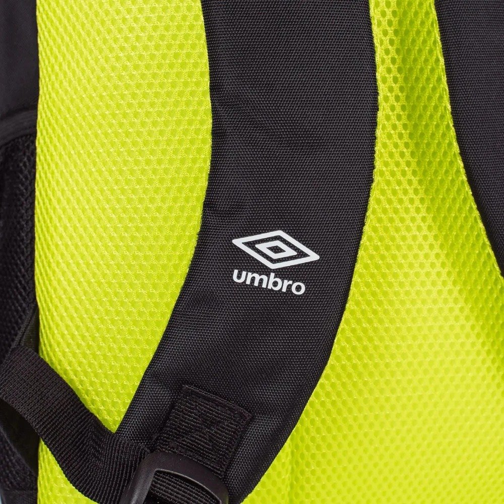 Mochila Umbro Diamond Relief - unissex - preto e verde Preto 4