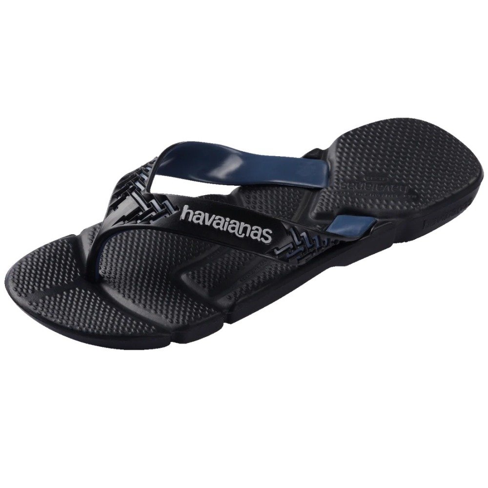 Chinelo Havaianas Power 2.0 - unissex - preto e azul marinho Preto 4