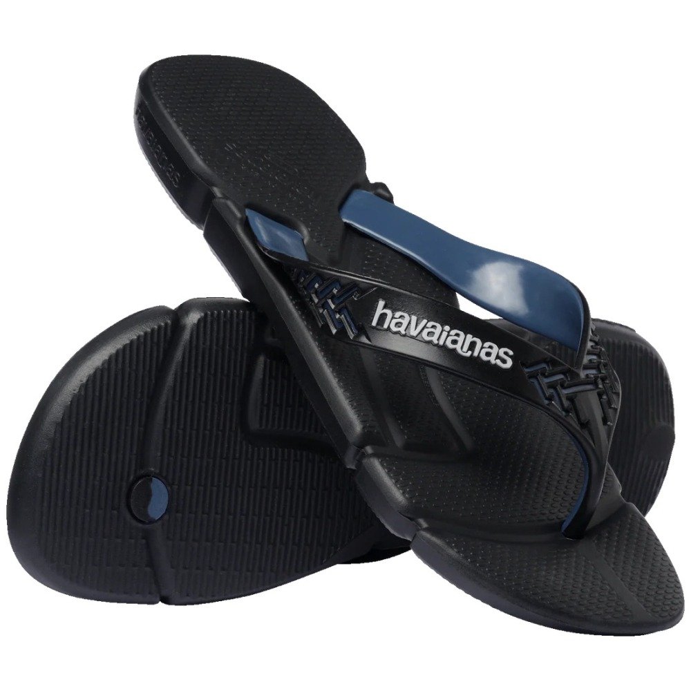 Chinelo Havaianas Power 2.0 - unissex - preto e azul marinho Preto 7