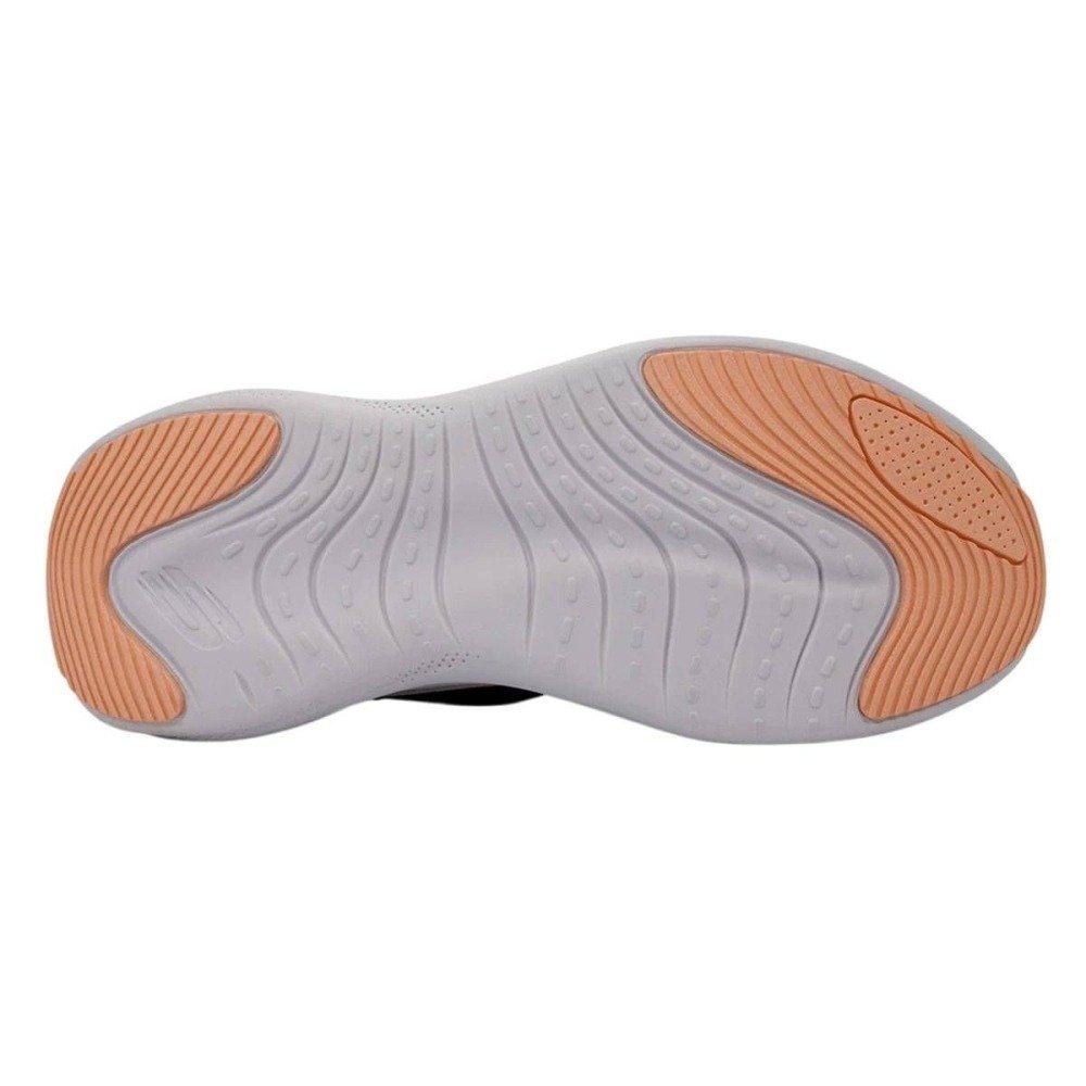 Tênis Skechers Cloud Perfectly Plush - feminino - preto e roxo Preto 4