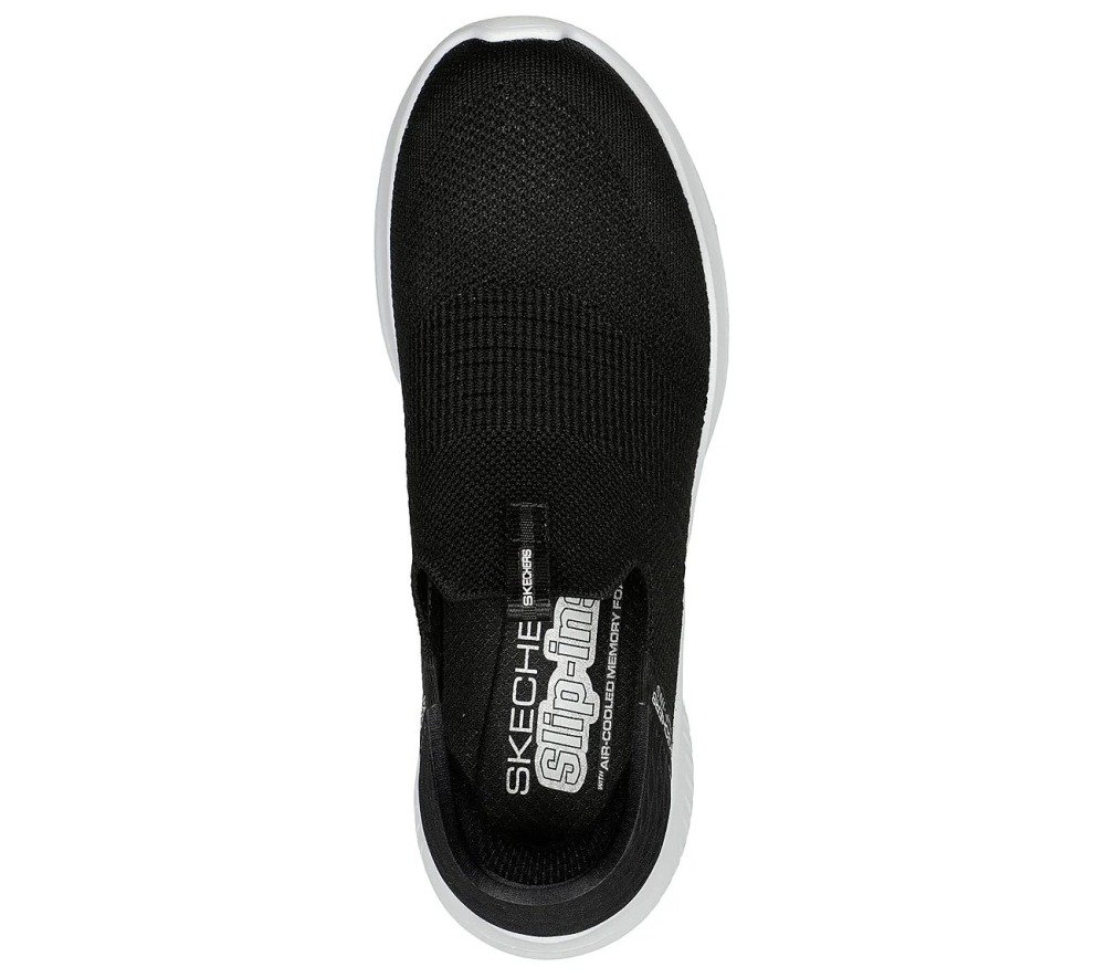 Tênis Skechers Ultra Flex Cozy Streak 3.0 - feminino - preto e branco Preto 2