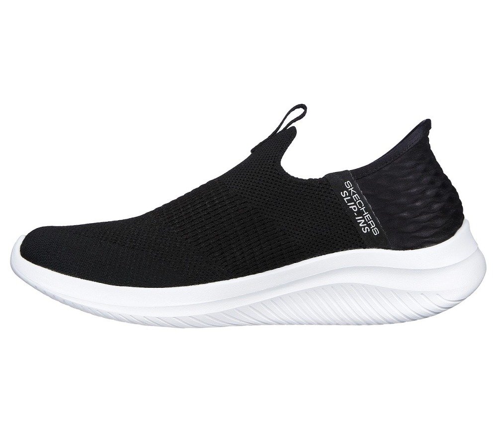 Tênis Skechers Ultra Flex Cozy Streak 3.0 - feminino - preto e branco Preto 4