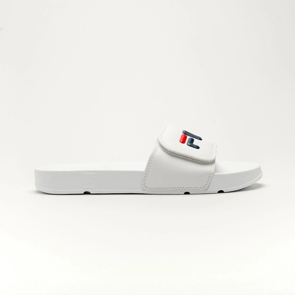 Chinelo Fila Drifter VLC - feminino - branco e azul marinho