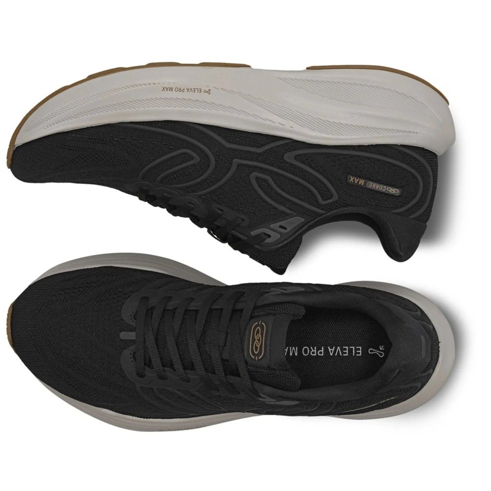 Tênis Olympikus Corre Max - unissex - preto e branco Preto 3