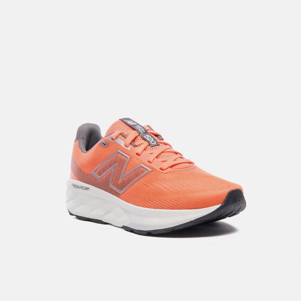 Tênis New Balance Fresh Foam 520 V9 - feminino - coral e branco Laranja 2