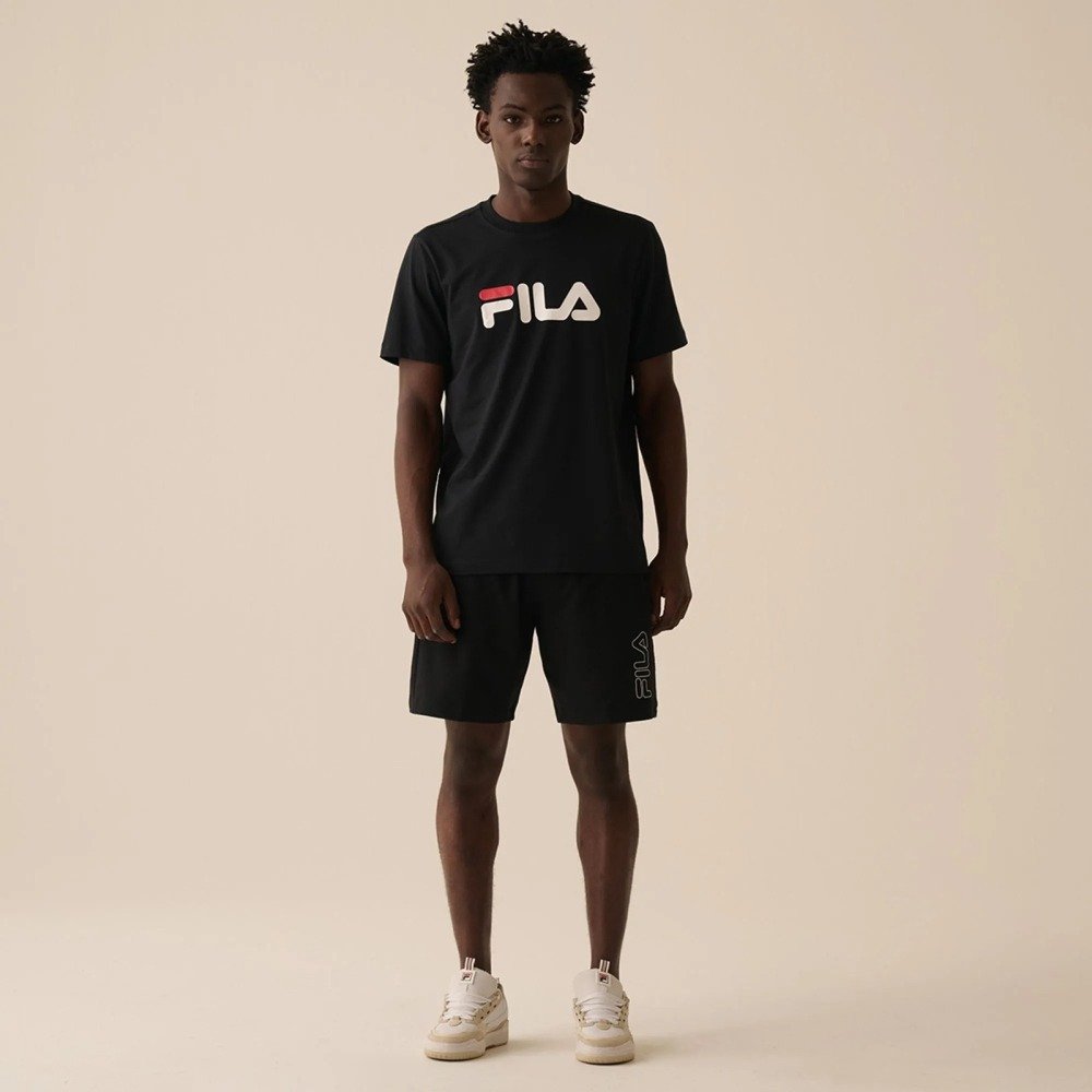 Bermuda Fila Outline Light - masculino - preto