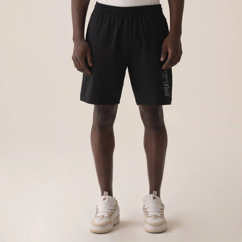 Bermuda Fila Outline Light - masculino - preto Preto 3