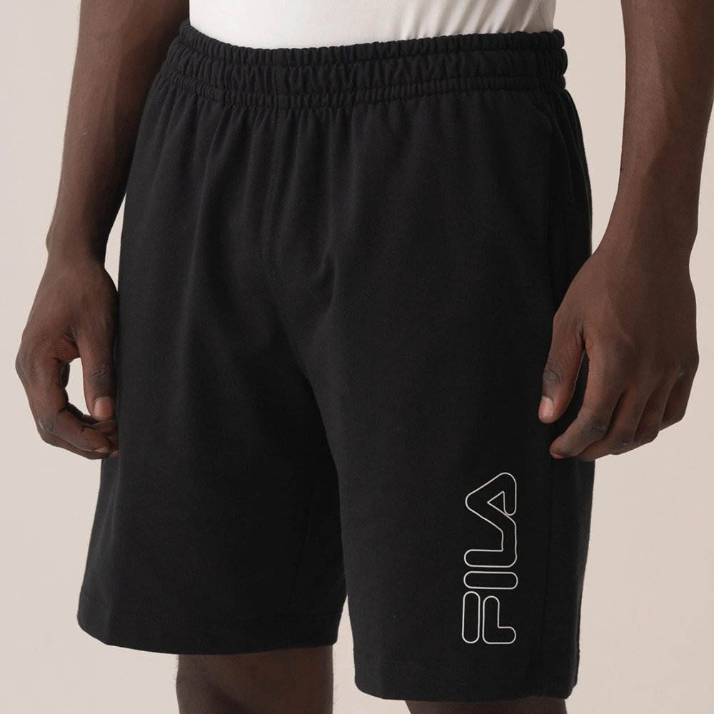 Bermuda Fila Outline Light - masculino - preto Preto 4