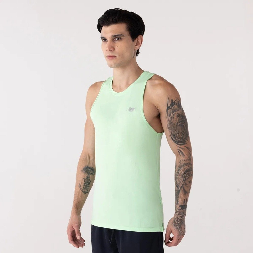 Regat New Balance Essentials - masculino - verde fluorescente Verde 2
