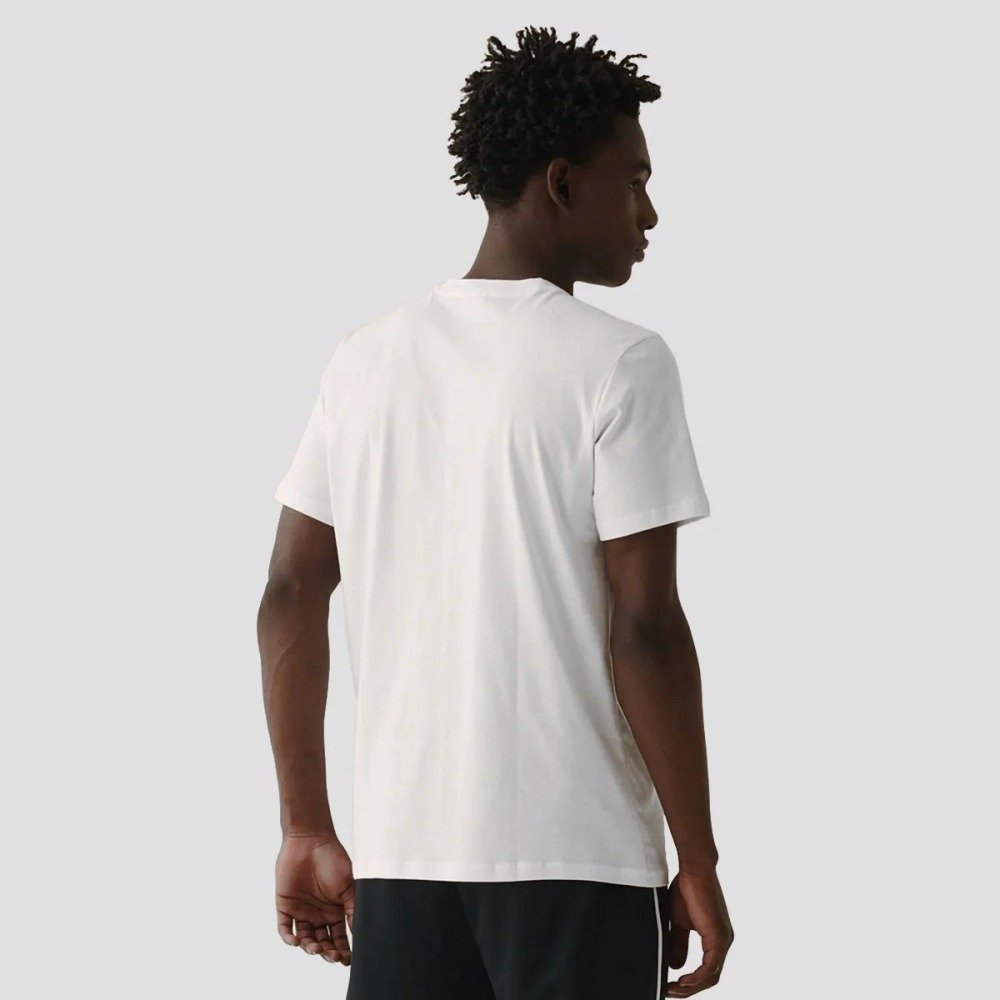 Camiseta Fila Regular Letter Outline - masculino - branco e preto Branco 2