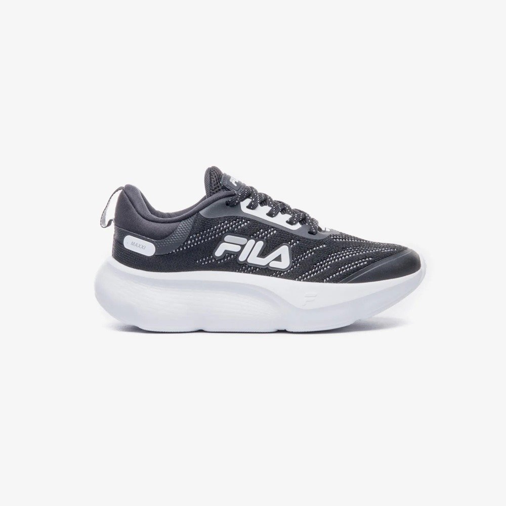 Tenis Fila Maxxi - infantil - preto e branco