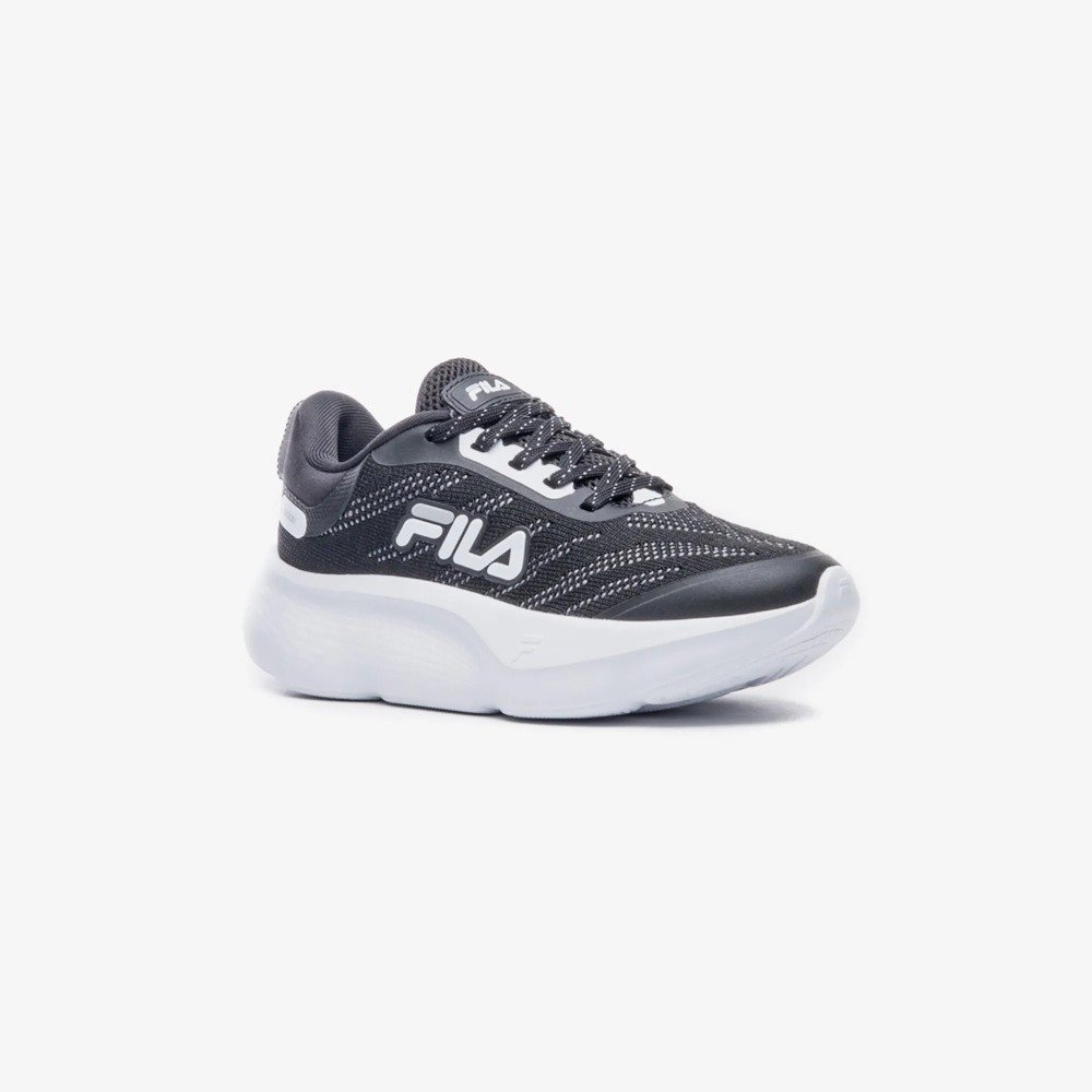 Tenis Fila Maxxi - infantil - preto e branco Preto 3