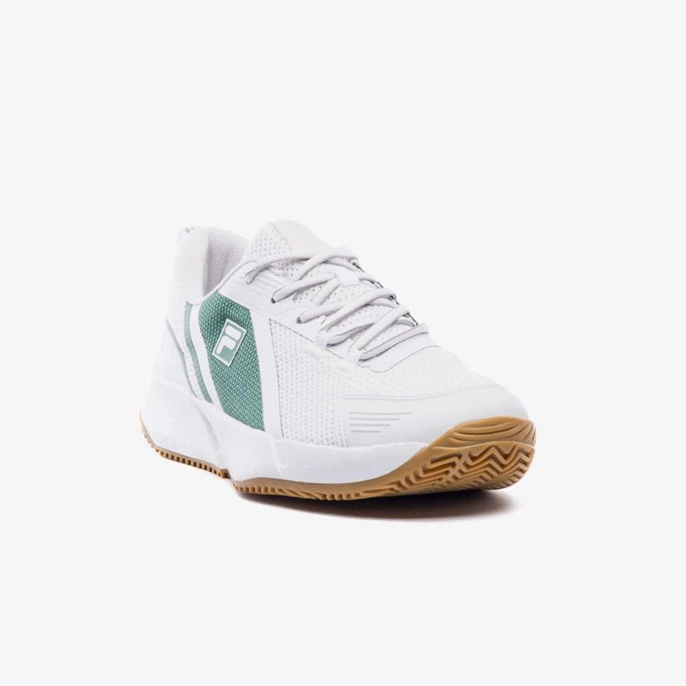 Tenis Fila Master Ace - unissex - branco e verde Branco 3