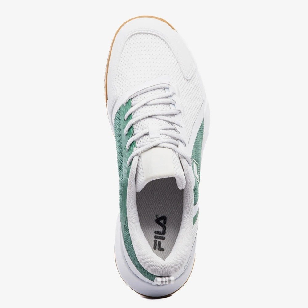 Tenis Fila Master Ace - unissex - branco e verde Branco 4