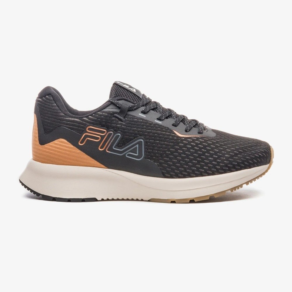 Tenis Fila Ride 2 - feminino - preto e laranja