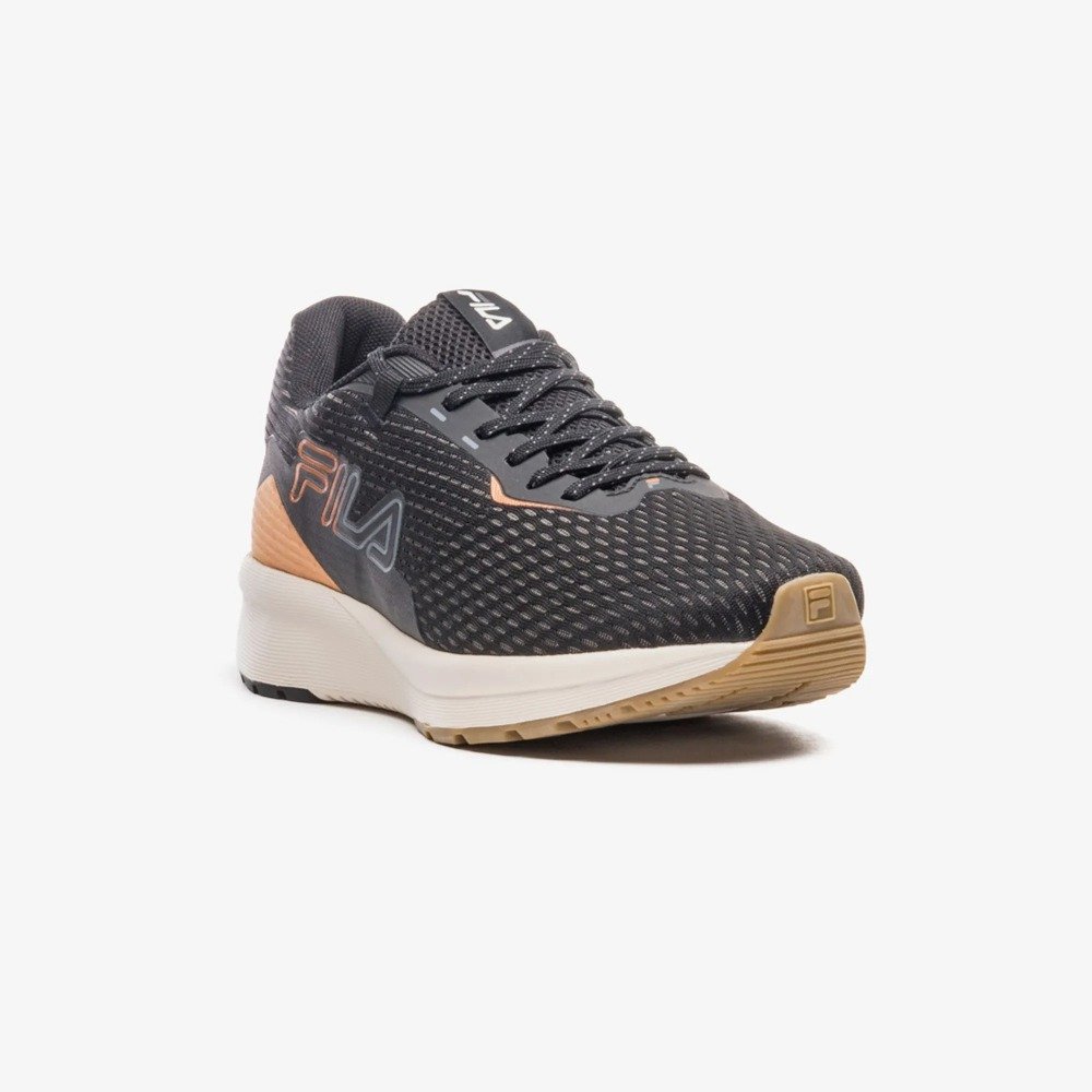 Tenis Fila Ride 2 - feminino - preto e laranja Preto 3