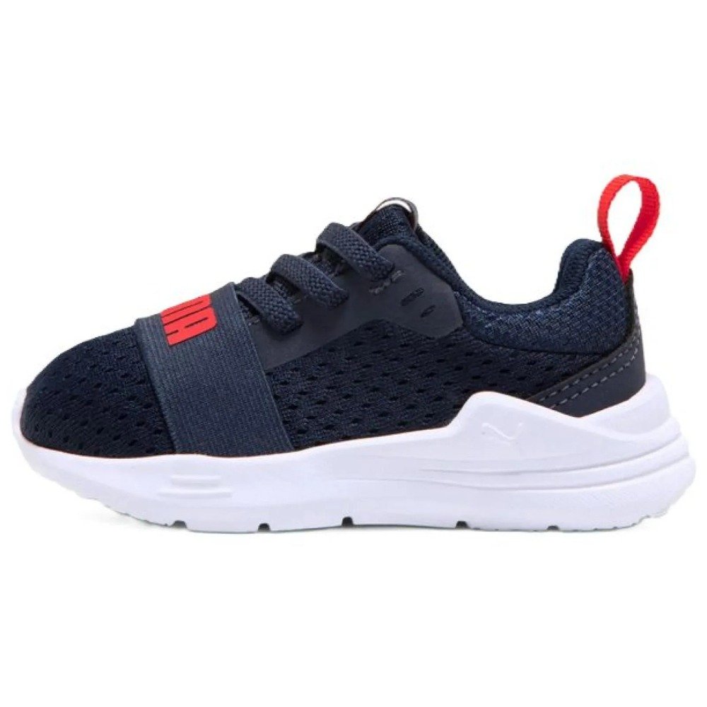 Tênis Kids Puma Wired Run PS BDP – unissex – azul marinho e branco Azul Marinho 3