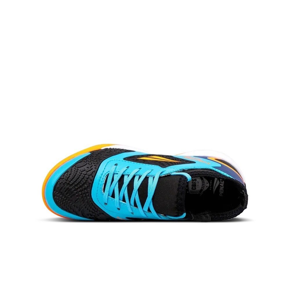 Tenis Futsal Penalty Evolution Player - unissex - preto - azul e laranja Azul 3