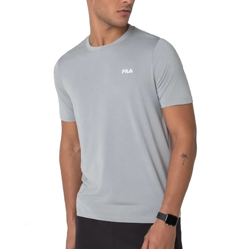 Camiseta Fila Sport Melange - masculino - cinza