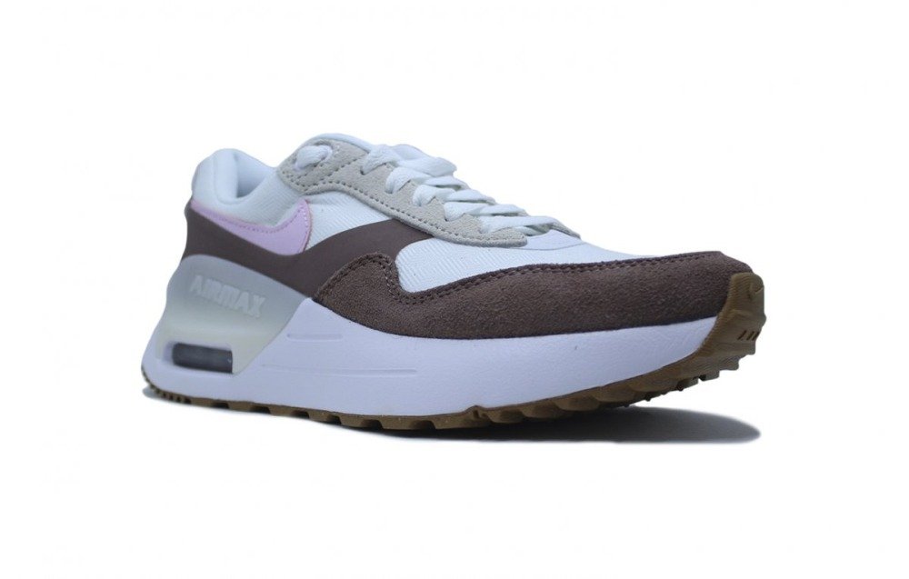 Tenis Nike Air Max Systm - feminino - branco e marrom Branco 2