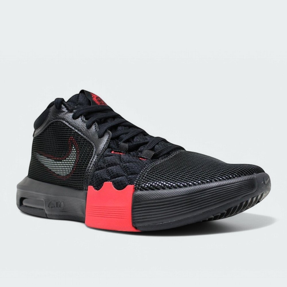 Tenis Nike Lebron Witness VIII - masculino - preto e vermelho Preto 2