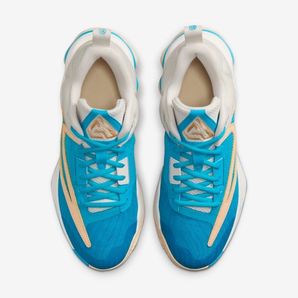 Tenis Nike Giannis Immortality 3 - masculino - azul e branco Branco/Azul 5