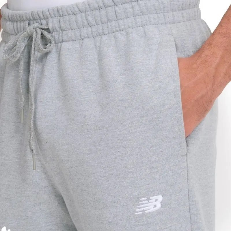Calca New Balance Essentials Small Logo - masculino - cinza Cinza 4