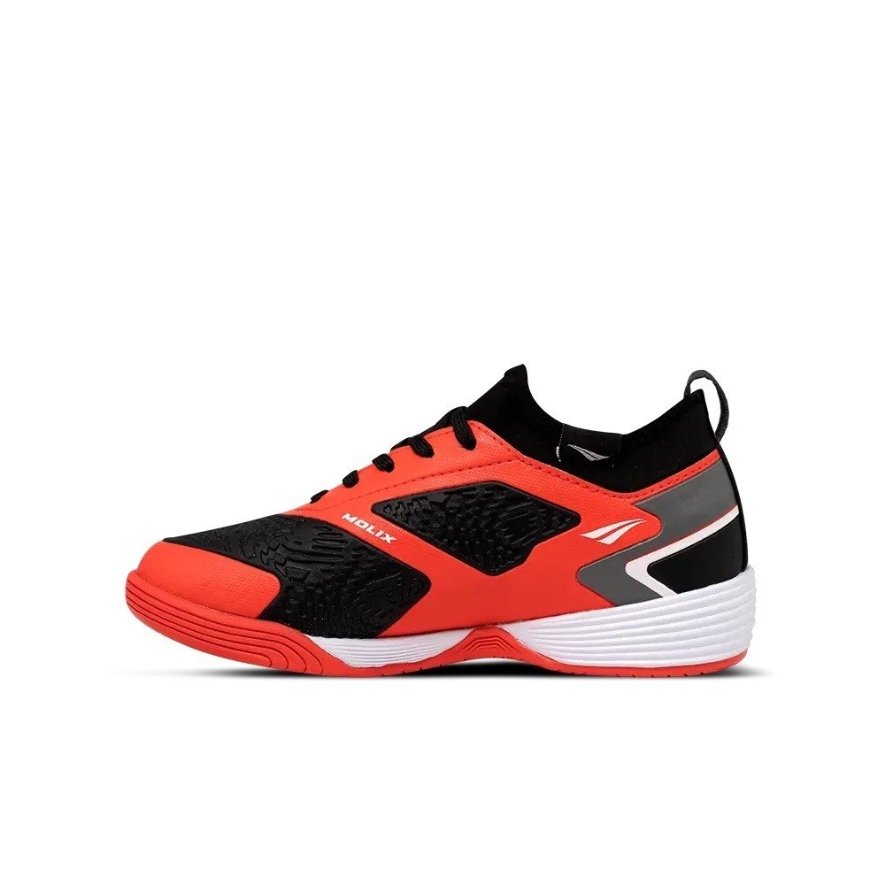 Tenis Futsal Penalty Evolution Player - unissex - preto - vermelho - branco Vermelho 2